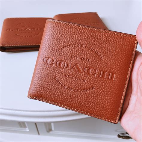 authentic mens coach wallet f24647 not fake|coach wallet identification.